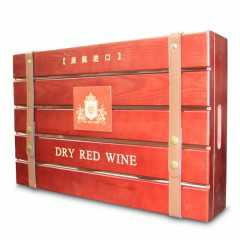 13度法国芮莱尔博卡干红葡萄酒木箱
