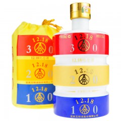 52度五粮1218纪念酒光瓶品鉴 500ml*6