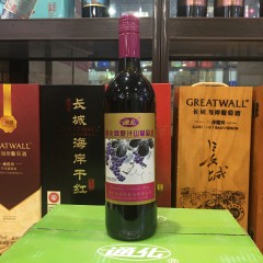 9度通化牌原汁山葡萄酒720ml*6