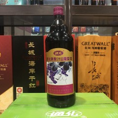 9度通化牌原汁山葡萄酒980ml*6