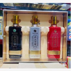 53度方品习酱礼盒333ml*3瓶*4 盒